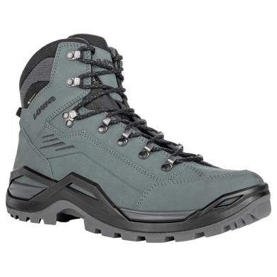 Lowa Wanderschuhe Renegade EVO Mid GTX (All-Terrain, Nubukleder, wasserdicht) rauchgrün/grau Herren